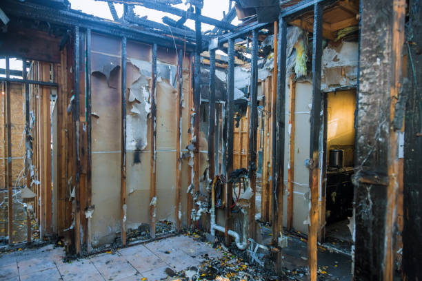 Professional Soot Cleanup technician working in Ferrum, VA
